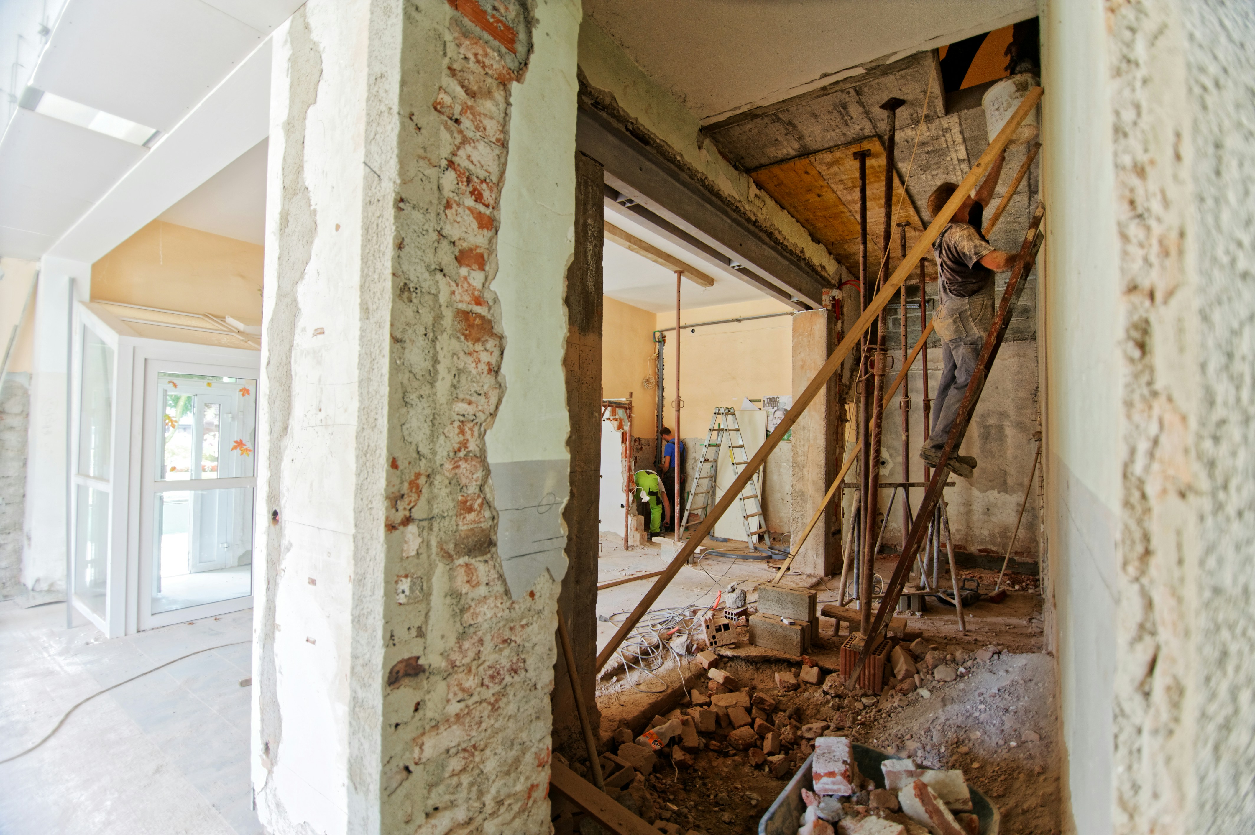 Renovation in progress on a Costa del Sol property